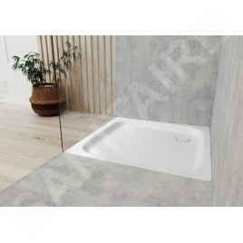 Kaldewei Ambiente - Receveur de douche carré Duschplan 545-2, 900x900 mm, antidérapant, effet Perl, support en polystyrène,