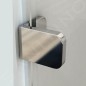 Ravak Brilliant - Cabine de douche BSRV4-90, 883-895 mm, chrome/verre clair 1UV77A00Z1