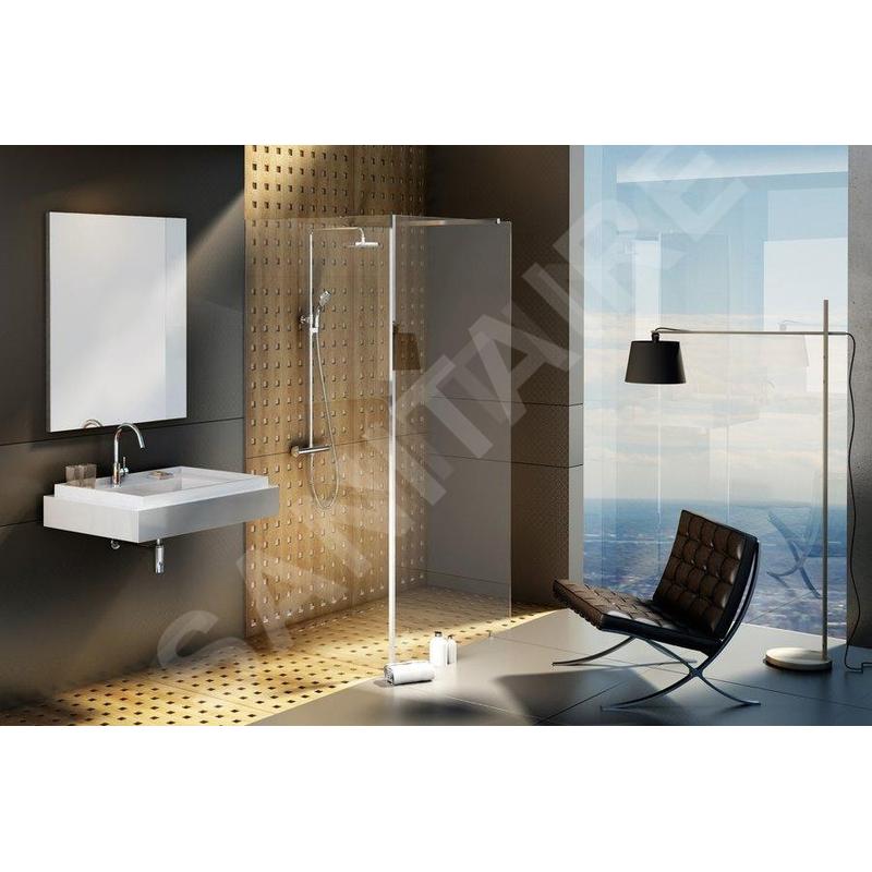 Ravak Walk-In - Cabine de douche Walk-in Corner 120/80, 1200x800 mm, aluminium brillant/verre clair GW1CG4C00Z1