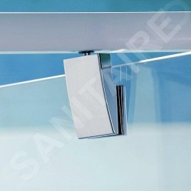 Ravak Pivot - Cabine de douche carrée PSKK3-80, 770-795 mm, aluminium brillant/verre transparent 37644C00Z1