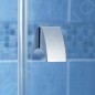 Ravak Pivot - Cabine de douche carrée PSKK3-80, 770-795 mm, aluminium brillant/verre transparent 37644C00Z1