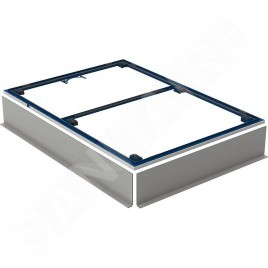 Geberit Setaplano - Cadre de montage pour baignoires de douche, 1.000x1.400 mm, pour 6 pieds 154.484.00.1