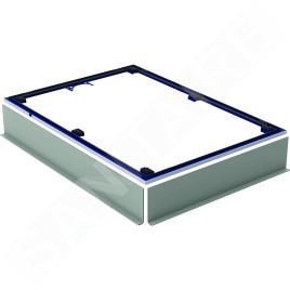 Geberit Setaplano - Cadre de montage pour baignoires de douche, 800x1.500 mm, pour 6 pieds 154.467.00.1