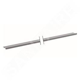 Geberit Accessoires - Profilé collecteur pour évacuation de douche dans le mur, 1500 mm, inox brossé 154.341.FW.1