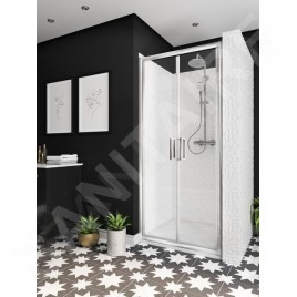 Ideal Standard Connect 2 - Porte de douche 1.000 mm, silver bright/verre clair K9296EO
