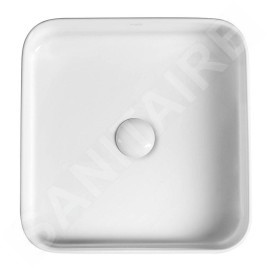 Sapho Accessoires - Bonde refermable pour lavabo sans trop-plein, bouchon en céramique, blanc WEH060