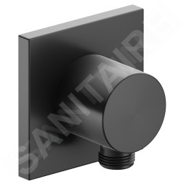 Keuco IXMO - Coude de raccordement, chrome noir brossé 59547130002