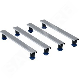 Geberit Accessoires - Set pour montage brute 700 mm, hauteur 9-21 cm, pour bacs à partir de 1400 mm 554.959.00.2