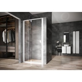 Ravak Nexty - Porte de douche pivotante 1000 mm, blanc/verre clair 03OA0101Z1