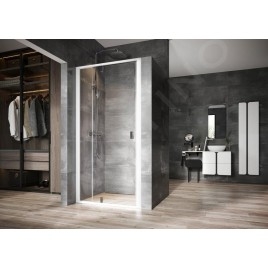Ravak Nexty - Porte de douche pivotante 1000 mm, blanc/chrome/verre clair 03OA0100Z1