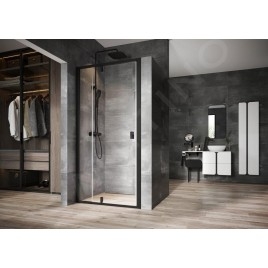 Ravak Nexty - Porte de douche pivotante 1200 mm, noir/verre clair 03OG0300Z1