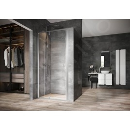 Ravak Nexty - Porte de douche pivotante 1200 mm, verre satiné/clair 03OG0U00Z1