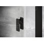 Ravak Nexty - Porte de douche pivotante 900 mm, noir/verre clair 03O70300Z1