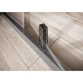 Ravak Nexty - Paroi de douche quart de rond, 900x900 mm, blanc/chrome/verre clair 3O677100Z1