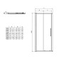 Ideal Standard i.Life - Porte de douche coulissante, deux battants, 800 mm, silver bright / verre clair T4855EO