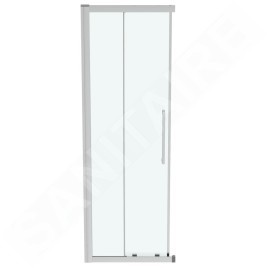 Ideal Standard i.Life - Porte de douche coulissante, deux battants, 800 mm, silver bright / verre clair T4855EO