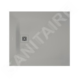 Duravit Sustano - Receveur de douche 1000x900 mm, DuraSolid, gris mat 720274630000000