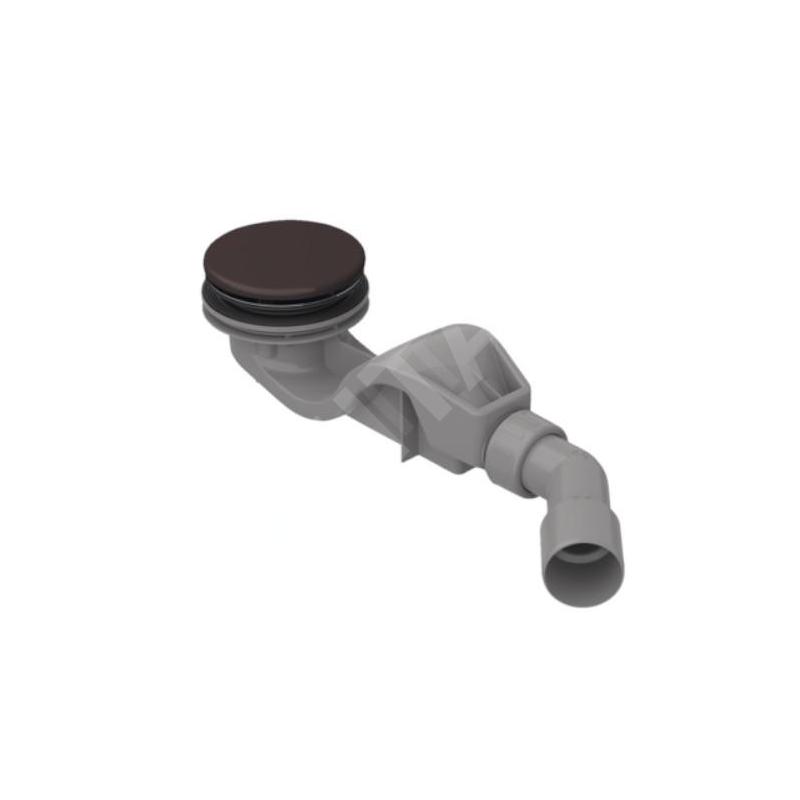 Bette Accessoires - Garniture de vidage pour receveurs de douche, sortie horizontale, slate B598-402