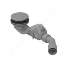 Bette Accessoires - Garniture de vidage pour receveurs de douche, sortie horizontale, quartz B598-412