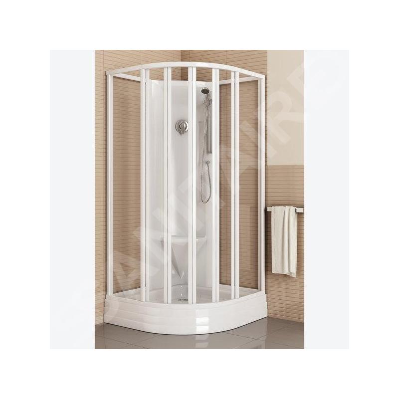 Ravak Supernova - Cabine de douche 91x91 cm, avec receveur et accessoires, blanc/verre clair 80677112Z1