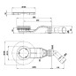 Bette Air - Garniture de vidage pour receveurs de douche, sortie horizontale, ébène B524-035
