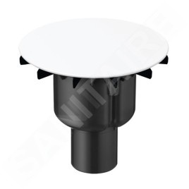 Bette Air - Garniture de vidage pour receveurs de douche, sortie horizontale, blanc mat B599-004