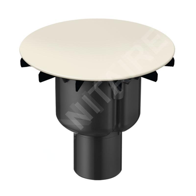 Bette Air - Garniture de vidage pour receveurs de douche, sortie verticale, crème B599-441