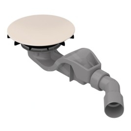 Bette Air - Garniture de vidage pour receveurs de douche, sortie horizontale, beige B525-422
