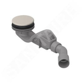 Bette Accessoires - Garniture de vidage pour receveurs de douche, sortie horizontale,  Anti-slip Pro, pergamon B598-001AY