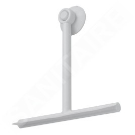 Sapho Accessoires de salle de bains Gedy - Raclette à vitre, avec ventouse, blanc mat 264102