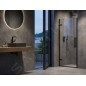 Ravak Cool! - Porte de douche 80x195 cm, noir/verre clair X0VV40300Z1