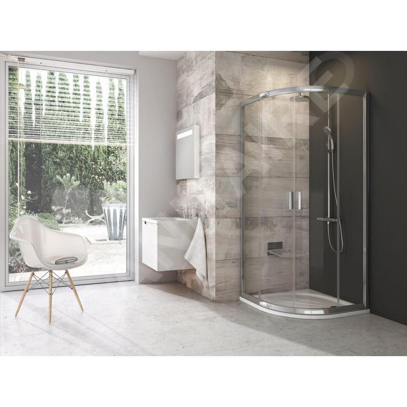 Ravak Blix - Cabine de douche 90x90 cm, aluminium brillant/verre clair 3B270C00Z1B