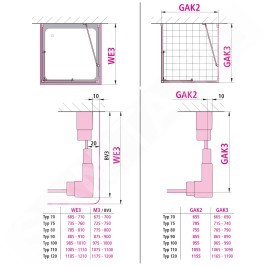 Kermi CADA XS - Porte de douche C2L, 120x200 cm, gauche, argent brillant/verre transparent CKC2L12020VPK