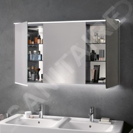 Geberit Option - Armoire de toilette avec éclairage, 900x700x172 mm 500.594.00.1