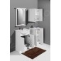 Aqualine Simplex Eco - Armoire suspendue 500x600x240 mm, blanc mat SIME530