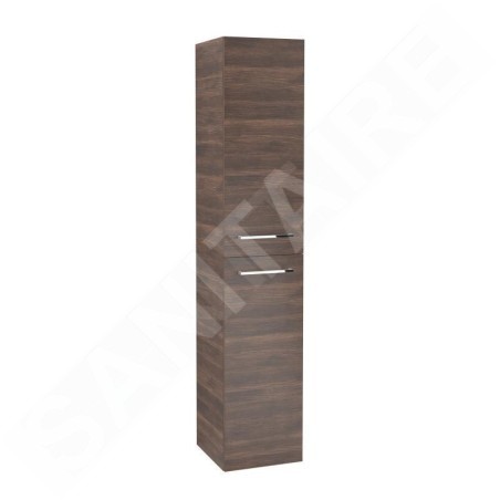 Villeroy & Boch Avento - Armoire, 350x1760x372 mm, 2 portes, Arizona Oak A89400VH
