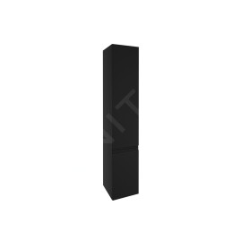 kielle Oudee - Armoire haute suspendue, 157x30x32 cm, noir mat 50202014
