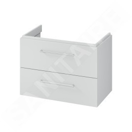 kielle Arkas I - Meuble sous lavabo 79 x 44 x 57 cm, 2 tiroirs, gris 50011802