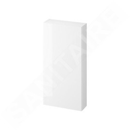 Cersanit City - Armoire 80x40x14 cm, 1 porte, charnières G/D, blanc S584-020-DSM