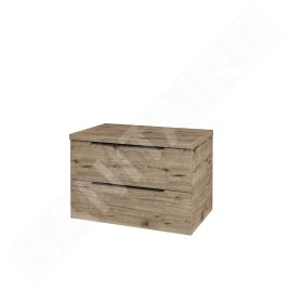 kielle Idolio - Meuble comprenant un plateau pour vasque 80x54x50 cm, avec découpe, hercule 50024803