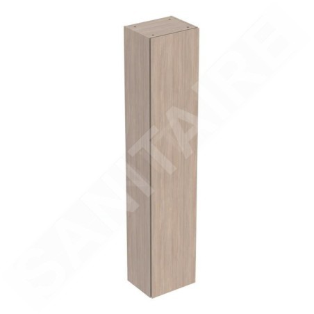 Geberit iCon - Armoire haute 180x36x29 cm, 1 porte, charnières G/D, chêne 502.316.JH.1