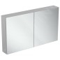 Ideal Standard Mirror&Light - Armoire de toilette 1000x700 mm, aluminium T3592AL