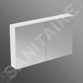 Ideal Standard Mirror&Light - Armoire de toilette 1000x700 mm, aluminium T3592AL