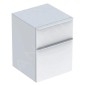 Geberit Smyle Square - Meuble latéral, 2 tiroirs, blanc brillant 500.357.00.1