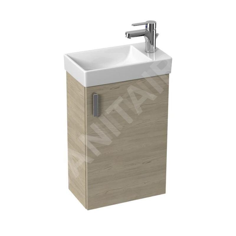 Jika Petit - Meuble avec lave-mains 41x66x23 cm, frêne H45J5111755141