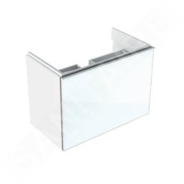 Geberit Acanto - Meuble sous lavabo 600 mm, blanc poli 500.614.01.2