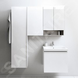 Geberit Acanto - Colonne haute 1730x450 mm, blanc poli 500.637.01.2