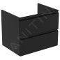 Ideal Standard Tesi - Meuble sous lavabo, 600x440x490 mm, noir T0050ZT