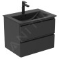 Ideal Standard Tesi - Meuble sous lavabo, 600x440x490 mm, noir T0050ZT