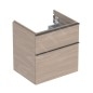 Geberit iCon - Meuble lavabo, 59x62x48 mm, 2 tiroirs, chêne 502.303.JH.1
